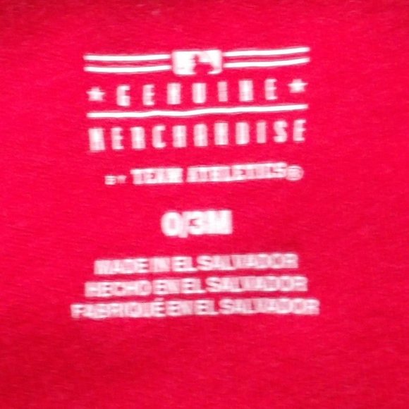 Lot of Two Angels Team Blue/ Red Onesies Size 0/3M - Picture 8 of 13